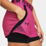 1351981 686 under armour play up 2 in 1 shorts gynaikeio sorts roz 2
