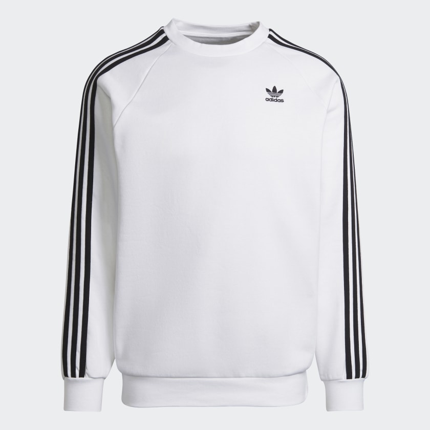 Adicolor Classics 3 Stripes Crew Sweatshirt Leyko HE9483 01 laydown