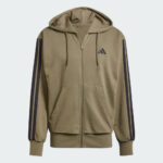 adidas sportswear essentials 3 stripes french terry full zip hoodie 3