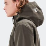 basehit men s pullover jacket with hood khaki 4