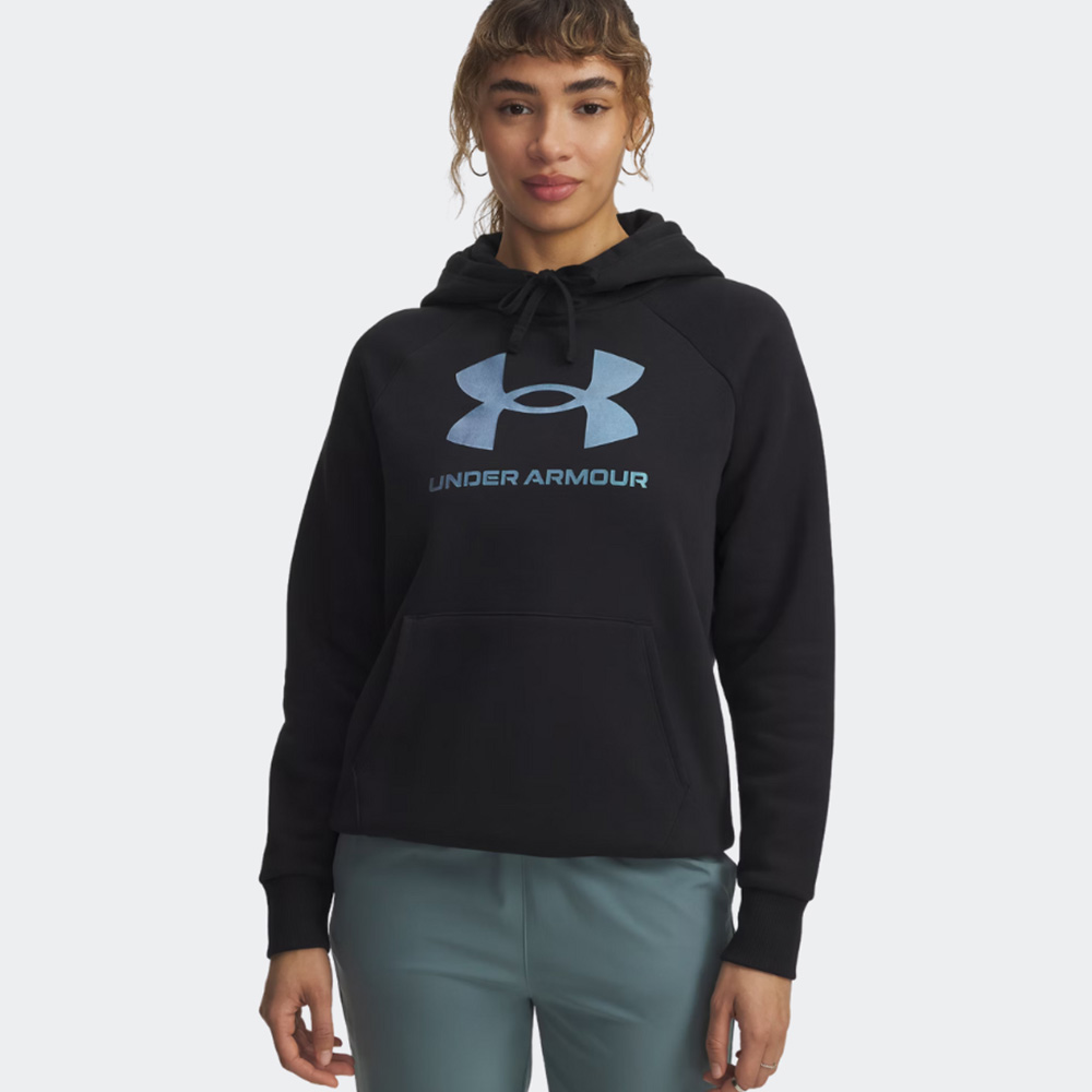 under armour ua rival fleece shimmer womens hoodie 6003710 007 under armour ua rival fleece shimmer womens hoodie 6003710 007