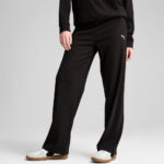 puma ess elevated high waist straight leg rib pants 685025 01