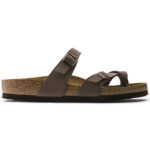 20250915000335 birkenstock mayari dermatina gynaikeia sandalia kafe regular fit 0071061