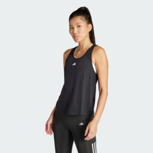 adidas w train essentials minimal branding racerback tank