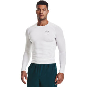 under armour hg armour comp ισοθερμικό shirt λευκό 1361524 100 (2)