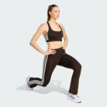 Optime Essentials Workout 3 Stripes Medium Support Bra Brown KS6077 25 model