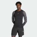 Techfit AOP Longsleeve T Shirt Black KA7988 21 model