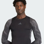 Techfit AOP Longsleeve T Shirt Black KA7988 41 detail
