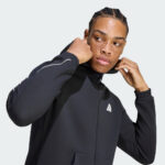 adidas sportswear m stadium small logo full zip hoodie 4