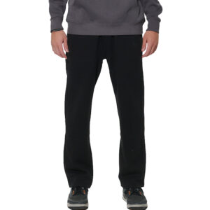 bda mens fleece open leg sweatpants 023628 01 black